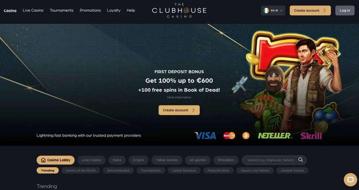 Gambling review site - Clubhouse Casino