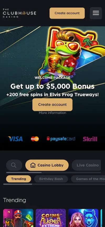 Gambling review site - Clubhouse Casino